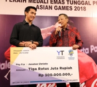 Jonatan Christie Raih Bonus dari PB.Tangkas