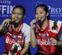 Indonesia Masters 2019: Fadia/Ribka Kalahkan Della/Rizki di Final