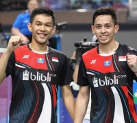Korea Open 2019: Fajar/Rian Sukses Naik Podium Juara