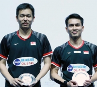 Singapore Open 2019: Hendra/Ahsan Harus Puas Sebagai Runner-up