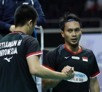 Singapore Open 2019: Hendra/Ahsan Ditantang Sonoda/Kamura di Final
