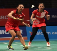 Malaysia Open 2018: Rizky/Della Jumpa Dongping/Wenmei di 8 Besar